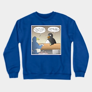 Penguin at the Bar Crewneck Sweatshirt